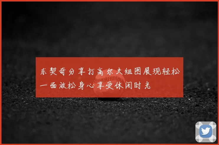 东契奇分享打高尔夫组图展现轻松一面放松身心享受休闲时光
